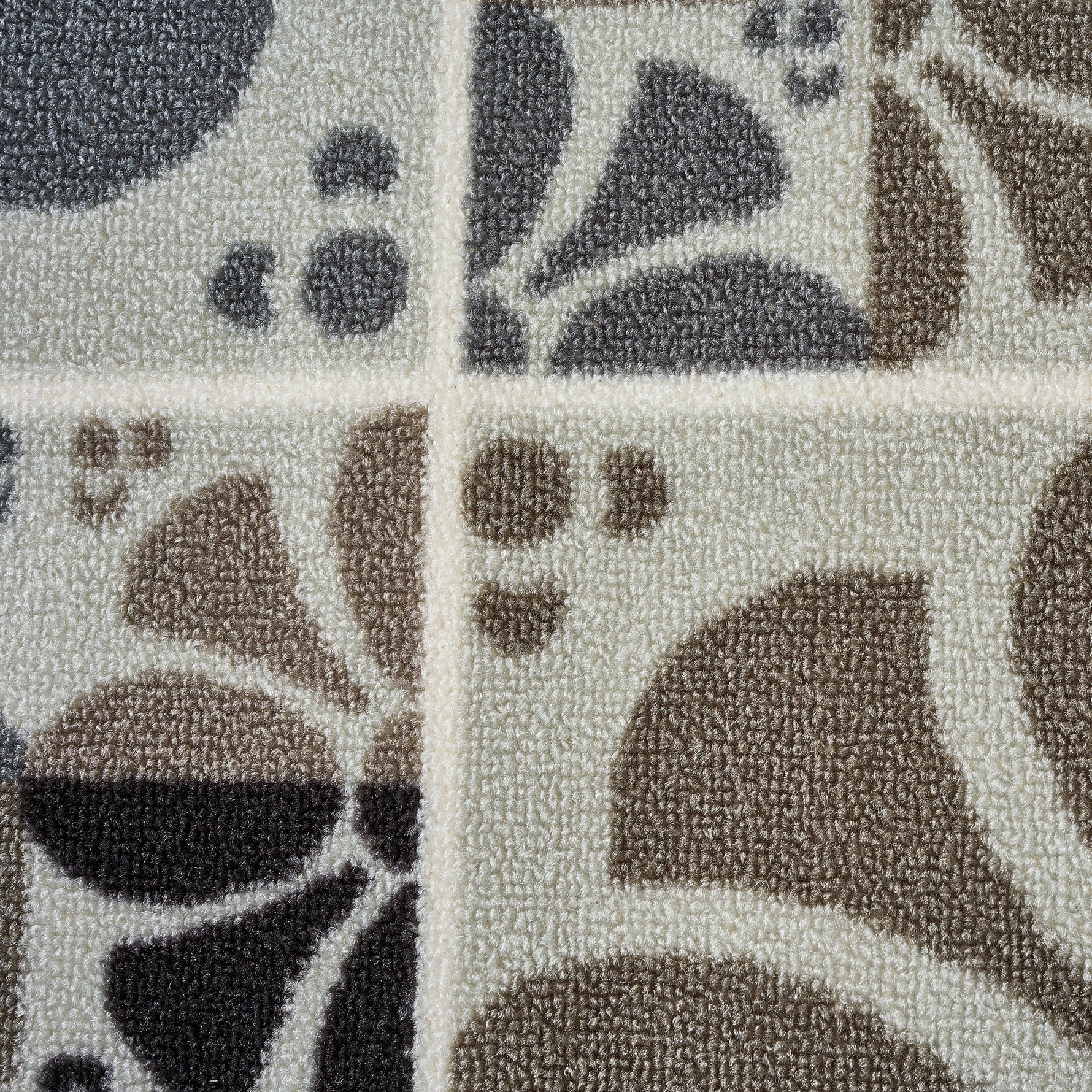 Stair Runner Non-Slip Kitchen Mat - Daisy Grey Stair Runner Rug Masters