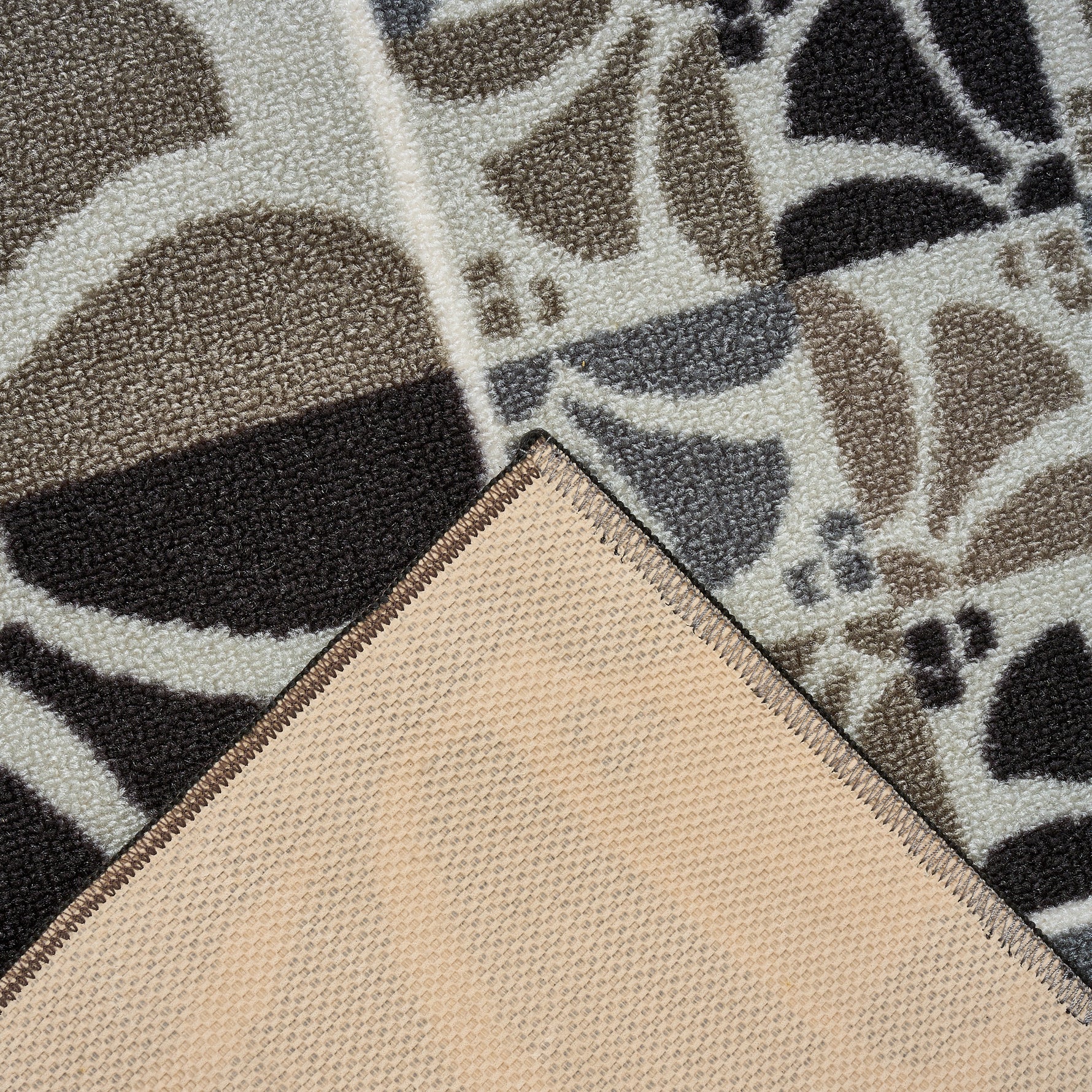 Stair Runner Non-Slip Kitchen Mat - Daisy Grey Stair Runner Rug Masters