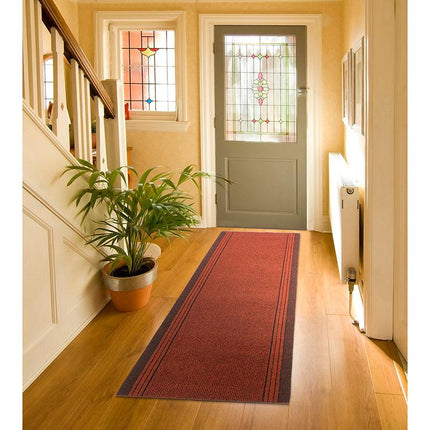 Red Stair Runner / Kitchen Mat - Sydney (Custom Sizes Available)-Bargainia.com