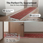 Texas Red Bokhara Stair Runner, Traditional Persian Style Hallway Carpet Runner Rug, 60cm Wide, Custom Lengths