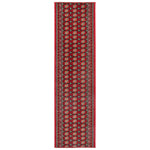 Texas Red Bokhara Stair Runner, Traditional Persian Style Hallway Carpet Runner Rug, 60cm Wide, Custom Lengths