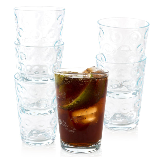 Set of 6 Ring Glasses -20CL-8693357238589-Bargainia.com