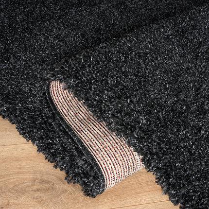 Charcoal Thick Shaggy Rug - California