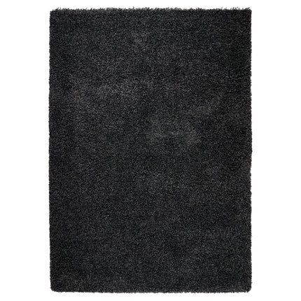 Charcoal Thick Shaggy Rug - California