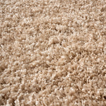 Beige Thick Shaggy Rug - California