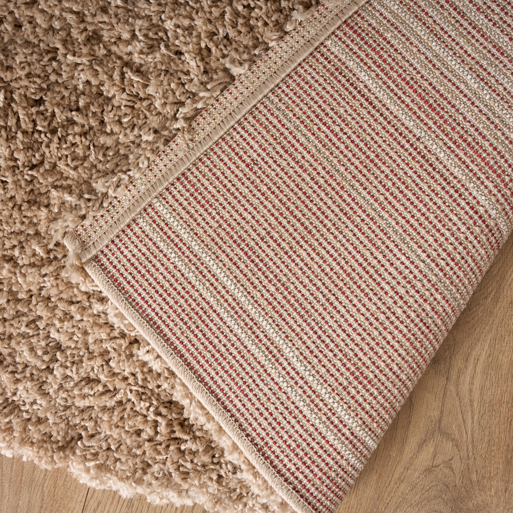 Beige Thick Shaggy Rug - California