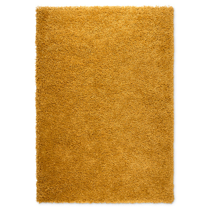 Golden Ochre Thick Shaggy Rug - California