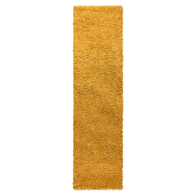 Golden Ochre Thick Shaggy Rug - California