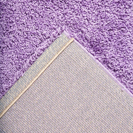 Lavender Purple Shaggy Rug - California-Bargainia.com