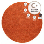 Tapis épais à poils longs orange - Californie