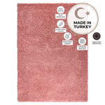 Tapis épais à poils longs rose pâle - Californie