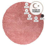 Tapis épais à poils longs rose pâle - Californie