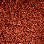 Tapis épais à poils longs couleur terre cuite - Californie