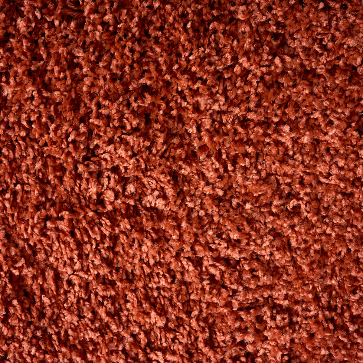 Tapis épais à poils longs couleur terre cuite - Californie