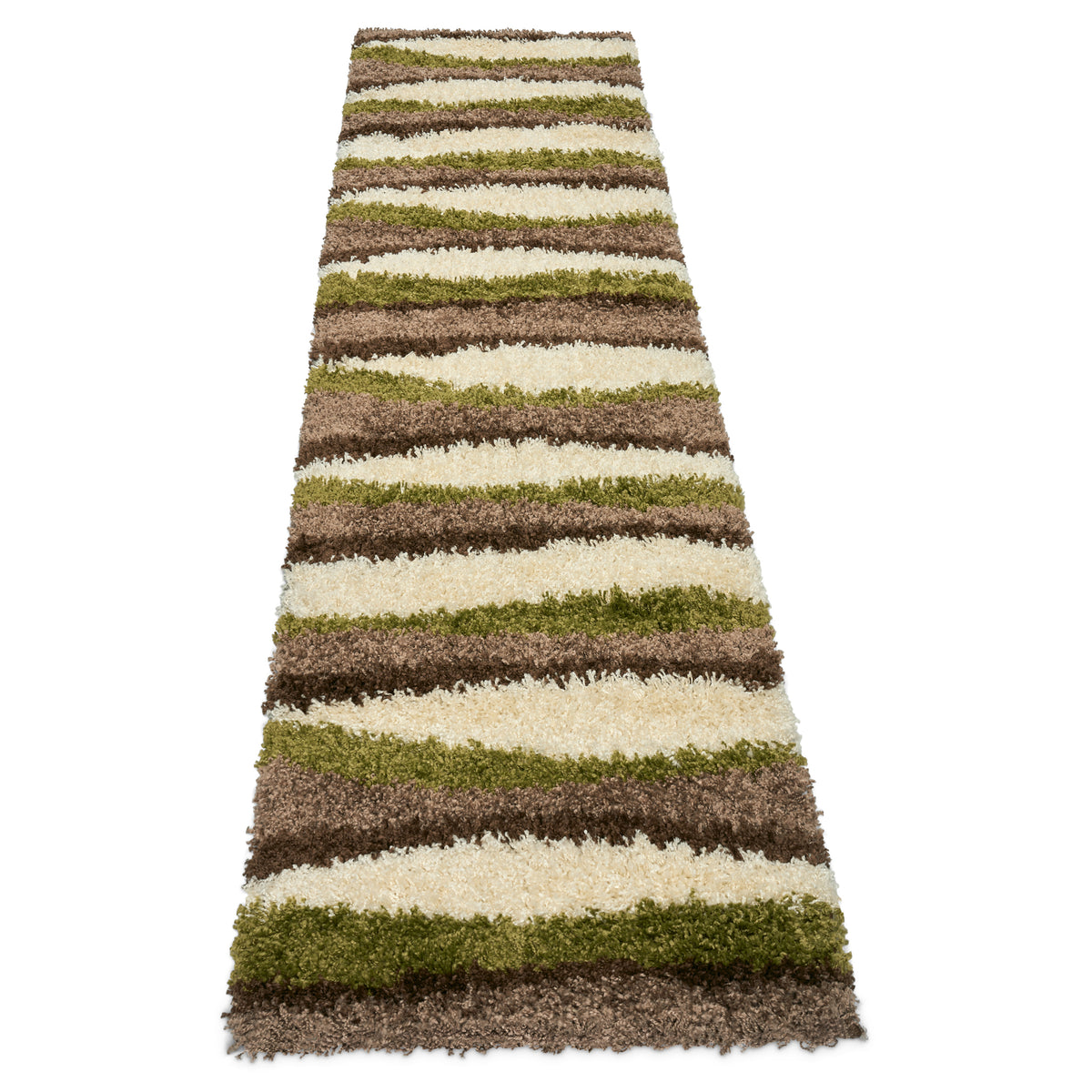 Tapis épais à poils longs Green Waves - Californie