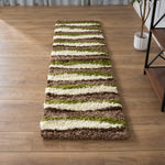 Tapis épais à poils longs Green Waves - Californie
