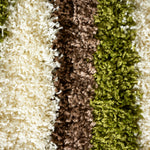 Tapis épais à poils longs Green Waves - Californie
