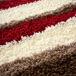 Tapis à poils longs Red Waves - Californie
