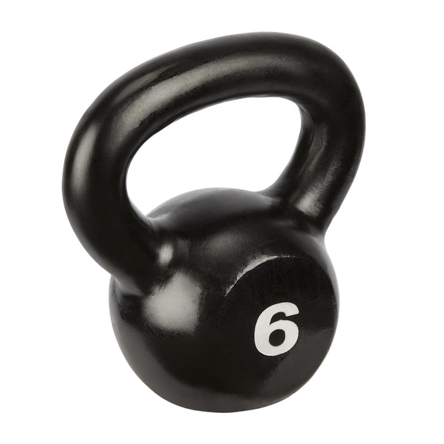 Black Cast Iron Kettlebell - 6kg