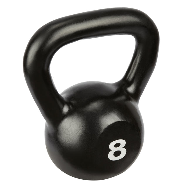 Black Cast Iron Kettlebell - 8kg