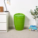 Storage Ottoman Stool With Faux Leather Seat - Green-Bargainia.com