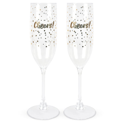 Set of 2 Plastic Cheers Champagne Glasses-7613434136417-Bargainia.com
