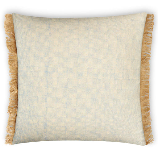 Fero Blue Falls Fringed Cushion - 45 x 45cm-8714503347020-Bargainia.com
