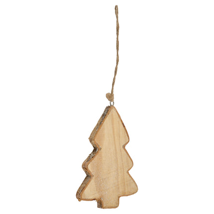 Rustic Wooden Christmas Tree Decoration - Assorted-8711295539541-Bargainia.com