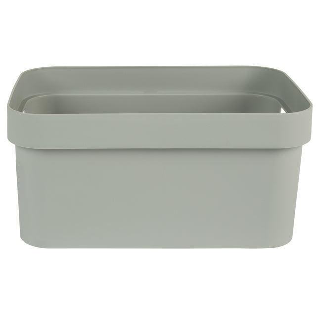 Light Grey Storage Box - 26cm (4.5L)-3253924748092-Bargainia.com