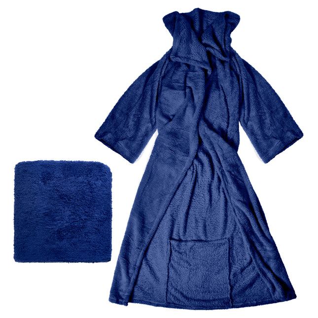 Snuggle 2 In 1  Wearable Blanket Assorted Colours | Hibernate Cosy Collection