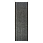 Sydney Grey Stair Runner and Kitchen Mat with Dark Border, Non-Slip Gel Backed Hallway Runner, 66cm Wide, Custom Length