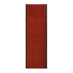 Sydney Red Stair Runner and Kitchen Mat, Non-Slip Gel Backed Hallway Runner with Dark Border, 66cm Wide, Custom Lengths
