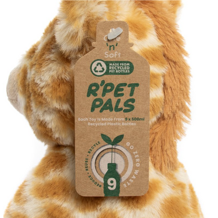 R'Pets Eco Friendly Giraffe Cuddly Toy