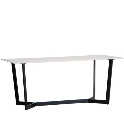 White Sintered Stone Dining Table 1.8m