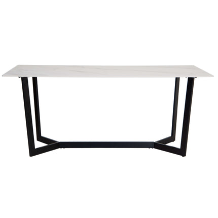 White Sintered Stone Dining Table 1.8m