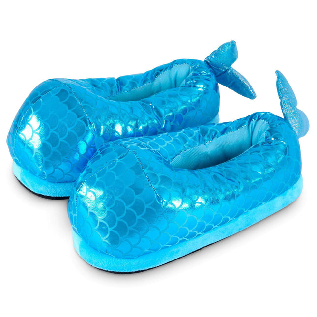 Slippers 3D Scales Blue-Bargainia.com