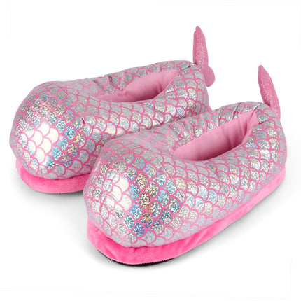Slippers 3D Scales Pink-Bargainia.com