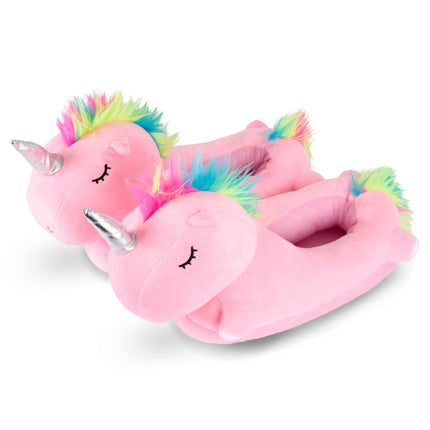 3D Slipper Unicorn - Pink - Large Kids-Bargainia.com