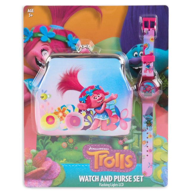 Trolls Watch And Purse Set-Bargainia.com