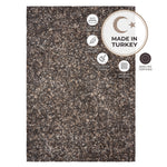 Enjoy Taupe Mottled Shaggy Rug, Taupe and Grey Blend, Thick Deep Pile Rug for Living Room and Bedroom, Non-Shedding
