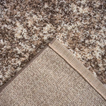 Enjoy Beige Mottled Shaggy Rug, Taupe and Beige Blend, Thick Deep Pile Rug for Living Room and Bedroom, Non-Shedding