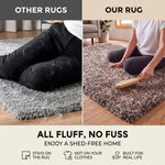 Enjoy Beige Mottled Shaggy Rug, Taupe and Beige Blend, Thick Deep Pile Rug for Living Room and Bedroom, Non-Shedding