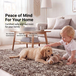 Enjoy Beige Mottled Shaggy Rug, Taupe and Beige Blend, Thick Deep Pile Rug for Living Room and Bedroom, Non-Shedding