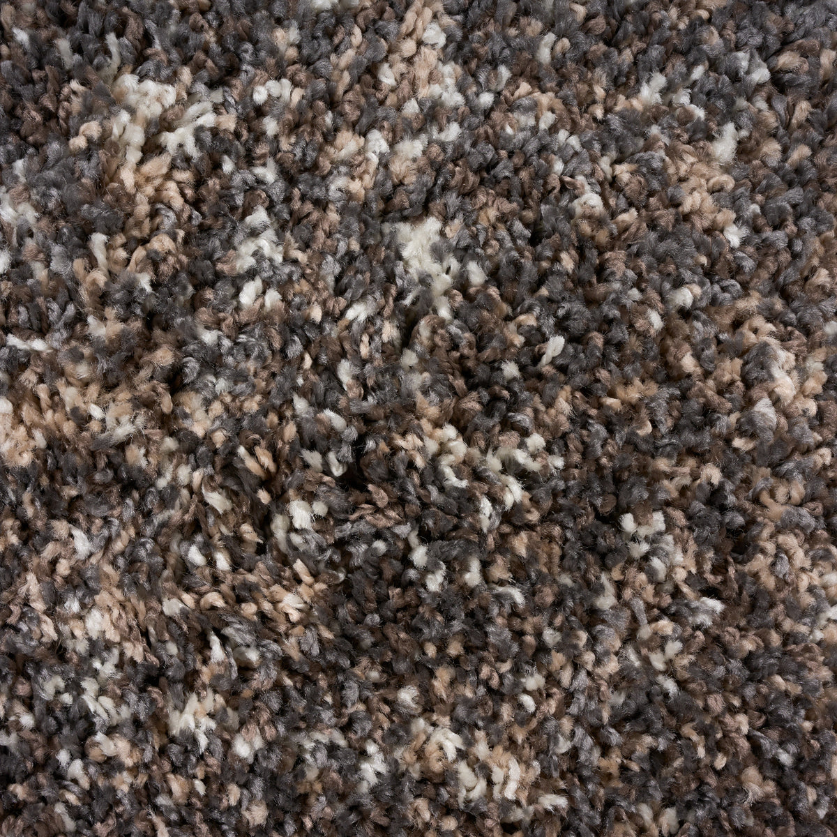 Taupe & Grey Blend Shaggy Rug - Enjoy