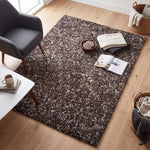 Taupe & Grey Blend Shaggy Rug - Enjoy