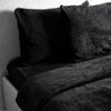 Black Duvet & Pillow Covers
