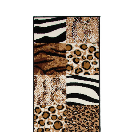 Stair Runner Hard Wearing Kitchen Mat - Texas Safari Print