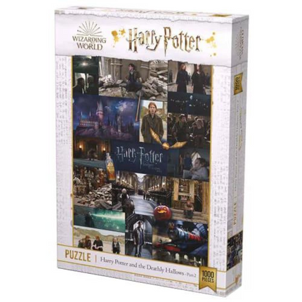 Harry Potter and The Deathly Hallows Part 2 - 1000 Piece Puzzle-7072611002844-Bargainia.com