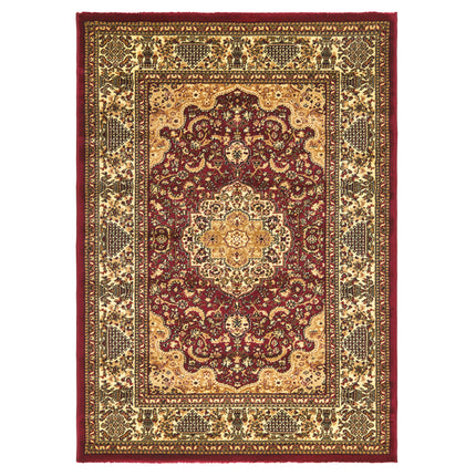 Red & Cream Traditional Rug - Virginia