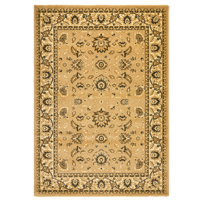 Beige & Cream Heritage Traditional Floral Rug - Virginia